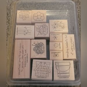 STAMPIN UP RETIRED Basket Full of Fun